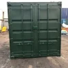 10FT-X-8FT-SHIPPING-CONTAINER-ONE-TRIP-Green3 Used 10Ft Cut Down Container