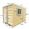 12Ft Small Cubic Shipping Container