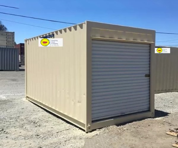 16Ft Storage Container With Roll-Up Door