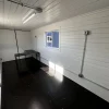 20ft 20’ Slate Gray Shiplap 120V Shipping Container Office Mini Split