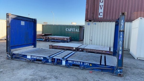 20ft-flat-rack 20Ft X 8Ft Used Flat Rack Shipping Containers