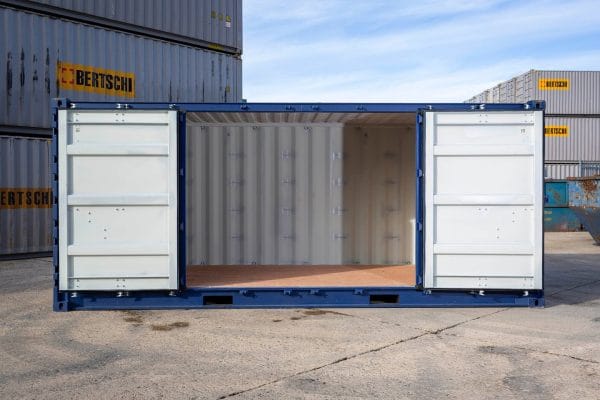 20ft-side-open-std-blue-2 20Ft HI Cube Container(9′ 6″ High) Suitable For IBC Storage