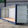 20ft-side-open-std-blue-8 20Ft HI Cube Container(9′ 6″ High) Suitable For IBC Storage