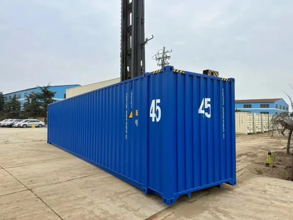 45Ft-New-HC New 45ft High Cube Shipping Container – Bold Blue Finish