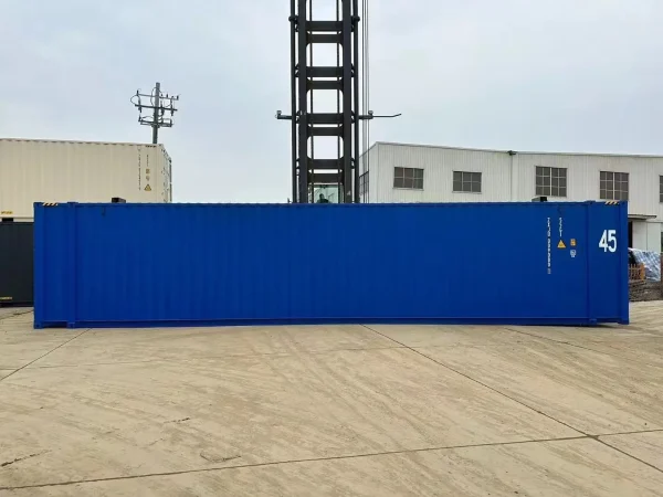 45Ft-New-HC3 New 45ft High Cube Shipping Container – Bold Blue Finish