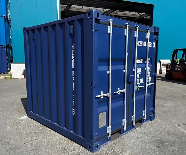 6ft Bespoke Roller Shuttered Shipping Container | Secure  Motorized Coiling Door