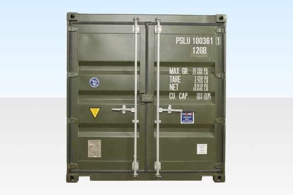10Ft X 8Ft Shipping Container (One Trip) – Green