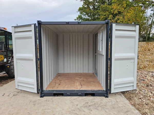 s-l1600-11-34 New 8′ Shipping Container Site Safe Lock Up Box Toolbox 8ft Workshop Shed Office