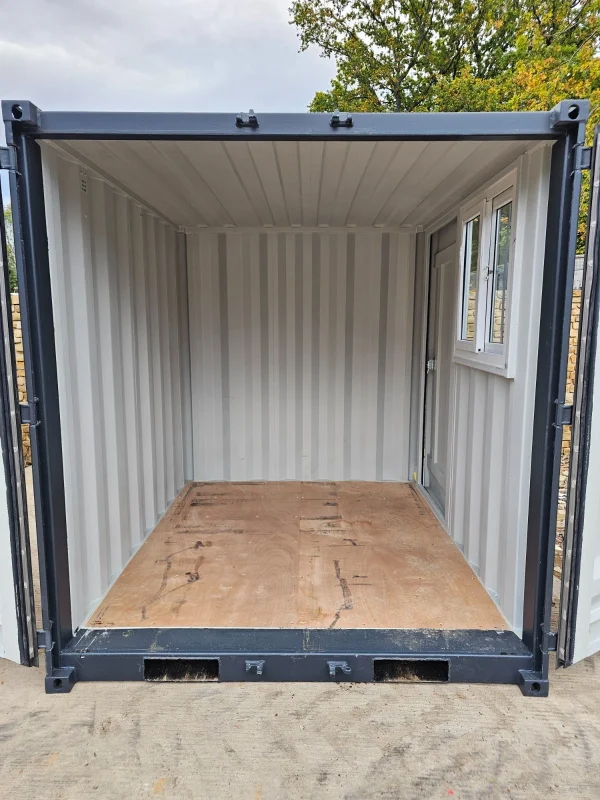 s-l1600-12-13 New 8′ Shipping Container Site Safe Lock Up Box Toolbox 8ft Workshop Shed Office